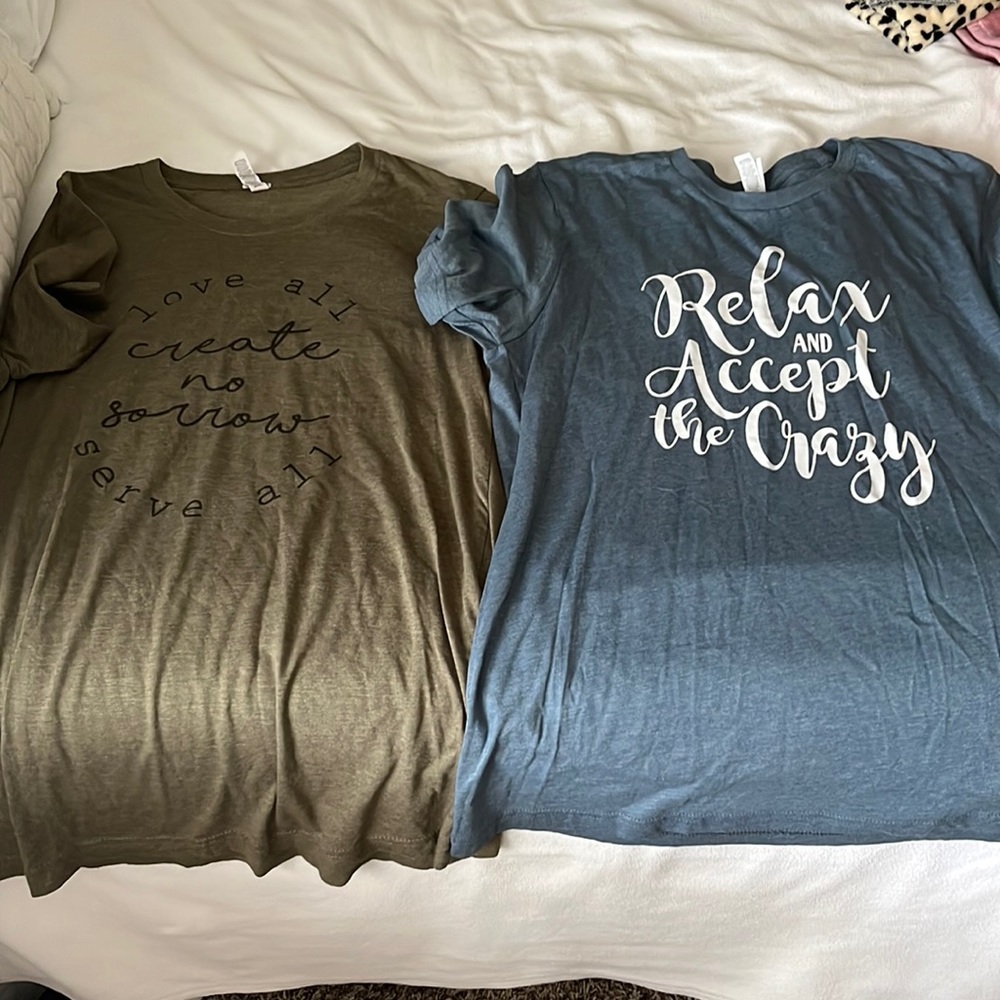 set of canva tshirts